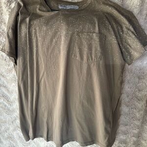 Women's Short Sleeve Tee in Brown